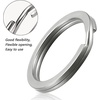 image:image5 Pcs Titanium Key Rings Split Rings 25 mm Split Keyrings for Home Car Key