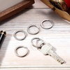 image:image5 Pcs Titanium Key Rings Split Rings 25 mm Split Keyrings for Home Car Key