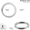image:image5 Pcs Titanium Key Rings Split Rings 25 mm Split Keyrings for Home Car Key
