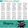 image:imageOutus 145 Pieces Budget Stickers for Cash Envelopes Budget Binder Labels PVC Stickers for Finance Planners amp Money Organizer Budgeting Cash Tracking Easy Money Management