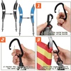 image:imageOutus 2 Pack Beach Chair Backpack Straps Adjustable Shoulder Black BlueBlack  Blue