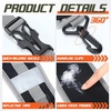 image:imageOutus 2 Pack Beach Chair Backpack Straps Adjustable Shoulder Black BlueGreen  Black