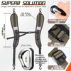 image:imageOutus 2 Pack Beach Chair Backpack Straps Adjustable Shoulder Black BlueGreen  Black