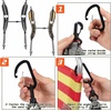 image:imageOutus 2 Pack Beach Chair Backpack Straps Adjustable Shoulder Black BlueKhaki  Black