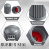 image:imageOutus 20 Pcs Tire Valve Stem Caps Universal Tire CapsBlackGrey