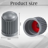 image:imageOutus 20 Pcs Tire Valve Stem Caps Universal Tire CapsBlackGrey