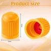 image:imageOutus 20 Pcs Tire Valve Stem Caps Universal Tire CapsBlackOrange