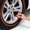 image:imageOutus 20 Pcs Tire Valve Stem Caps Universal Tire CapsBlackOrange Red