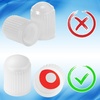 image:imageOutus 20 Pcs Tire Valve Stem Caps Universal Tire CapsBlackWhite