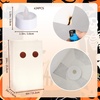 image:imageOutus 24 Pcs Luminaries Paper Bags with LED Tea Lights Pumpkin ExpressionGhost Expression