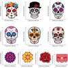 image:imageOutus 50 Pcs Day of The Dead Decorations for Altar Sugar Skull Cutouts for Halloween Mexican Fiesta Party Supplies Day of The Dead Cutouts Bulletin Board Wall Decor
