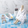 image:imageOutus 7 Pcs Christmas Doll Accessories Kit Holiday Doll Bath Clothes Set