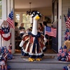 image:imageOutus Beekeeper Goose Outfit Set Bee Goose Clothes for 23 StatueRetro Patriotic