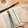 image:imageOutus Bible Ribbon Bookmarks Leather TagSimpleBlackBlack