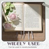 image:imageOutus Bible Ribbon Bookmarks Leather TagSimpleBlackGrey