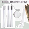 image:imageOutus Bible Ribbon Bookmarks Leather TagSimpleBlackGrey