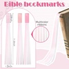 image:imageOutus Bible Ribbon Bookmarks Leather TagSimpleBlackPink