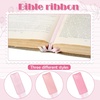 image:imageOutus Bible Ribbon Bookmarks Leather TagSimpleBlackPink