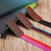 image:imageOutus Bible Ribbon Bookmarks Leather TagSimpleBlackRetro