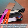 image:imageOutus Bible Ribbon Bookmarks Leather TagSimpleBlackRetro