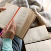 image:imageOutus Bible Ribbon Bookmarks Leather TagSimpleBlackRetro