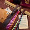 image:imageOutus Bible Ribbon Bookmarks Leather TagSimpleBlackRetro