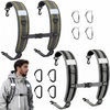 image:imageOutus 2 Pack Beach Chair Backpack Straps Adjustable Shoulder Black BlueGreen  Black