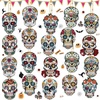 image:imageOutus 24 Pcs Halloween Diamond Art Keychain Skeleton 5D Double Side DIY KitSkeleton