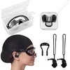 image:imageOutus 4 Set Swim Goggles Swimming Cap Set for Men Women Nose Clips Waterproof Earplugs and Case Silicone No Leak Antifog UV Protection