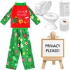 image:imageOutus 6 Pcs Christmas Doll Accessories Newspaper and Toilet Set GeenGeen