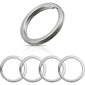 image:image5 Pcs Titanium Key Rings Split Rings 25 mm Split Keyrings for Home Car Key