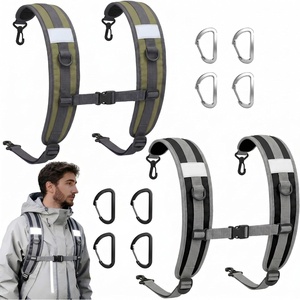 image:imageOutus 2 Pack Beach Chair Backpack Straps Adjustable Shoulder Black BlueGreen  Black
