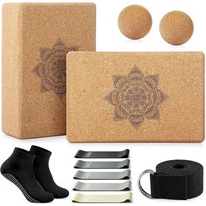 image:imageOutus 2 Pcs Yoga Accessories Cork Yoga Blocks Set
