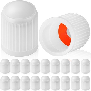 image:imageOutus 20 Pcs Tire Valve Stem Caps Universal Tire CapsBlackWhite