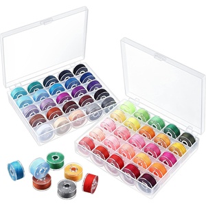 image:imageOutus Assorted Colors 50 Prewound Bobbins Compatible with Brother MachinesAssorted Colors