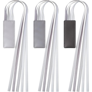 image:imageOutus Bible Ribbon Bookmarks Leather TagSimpleBlackGrey