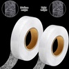 image:imageOutus 2 Rolls Hemming Tape Fabric Adhesive Hem Iron on NoSew Hemming Tape for Pants Each 12 Inch27 Yards EachLight White Heavy White