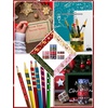 image:imageOutus 21 Rolls Christmas Gold Foil Holiday Washi Tape Decorative Retro21