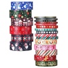 image:imageOutus 21 Rolls Christmas Gold Foil Holiday Washi Tape Decorative Retro21