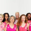 image:imageOutus 500 Pcs Breast Cancer Awareness Stickers 15 Inch Pink Ribbon Round