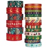 image:imageOutus 21 Rolls Christmas Gold Foil Holiday Washi Tape Decorative Retro21