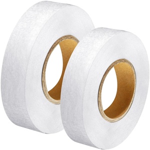 image:imageOutus 2 Rolls Hemming Tape Fabric Adhesive Hem Iron on NoSew Hemming Tape for Pants Each 12 Inch27 Yards EachLight White Heavy White