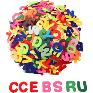 image:imageOutus 500 Pcs Felt Letter Stickers Self Adhesive Alphabet 1 Inch