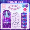image:imageOutus Spider Web Arch Backdrop Cover Balloons Skyscraper City Boxes Set 72ft6ft Birthday Party Decorations for Photo Props Indoor Outdoor Cosplay Wedding Baby Shower Halloween Backdrop DecorKpop