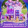 image:imageOutus Spider Web Arch Backdrop Cover Balloons Skyscraper City Boxes Set 72ft6ft Birthday Party Decorations for Photo Props Indoor Outdoor Cosplay Wedding Baby Shower Halloween Backdrop DecorKpop