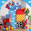 image:imageOutus Spider Web Arch Backdrop Cover Balloons Skyscraper City Boxes Set 72ft6ft Birthday Party Decorations for Photo Props Indoor Outdoor Cosplay Wedding Baby Shower Halloween Backdrop DecorCartoon