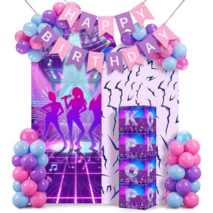image:imageOutus Spider Web Arch Backdrop Cover Balloons Skyscraper City Boxes Set 72ft6ft Birthday Party Decorations for Photo Props Indoor Outdoor Cosplay Wedding Baby Shower Halloween Backdrop DecorKpop
