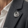 image:image1 PCS Gold Spiral Swirl Brooch Women Minimalist Anniversary Fashion Pins1 Gold 1 Silver