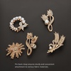 image:imageCrystal Pearl Brooches and Pins for Women Wedding Christmas Teacher Appreciation GiftPearlGold