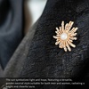 image:imageCrystal Pearl Brooches and Pins for Women Wedding Christmas Teacher Appreciation GiftPearlGold